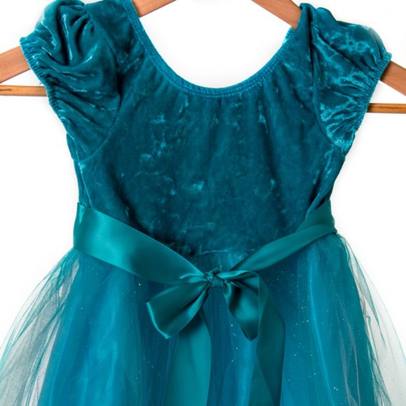 Princess Expressions TealBlue Dress Toddler Size M - Picture 6 of 8